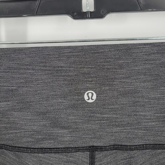 Lululemon Heathered Black Full On Luxtreme 28" Wunder Under High-Rise Tight 8 - Picture 5 of 11
